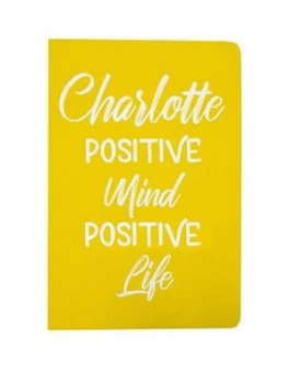 image of Personalised Positive Mind Positive Life Notebook