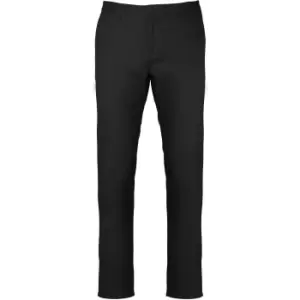 image of Kariban Mens Chino Trousers (S) (Black)