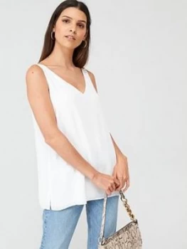 Image of Wallis Wallis Core Cami - White, Ivory, Size 14, Women