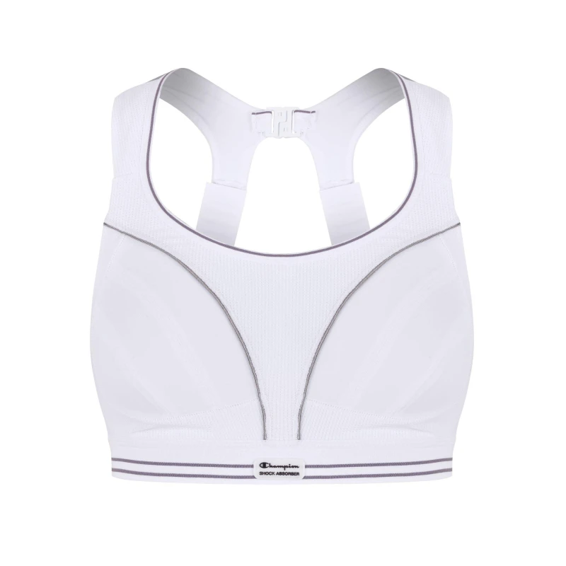 Image of Shock Absorber Ultimate Run Bra White female 34B