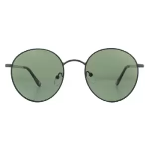 Image of Round Black G15 Green Polarized Sunglasses