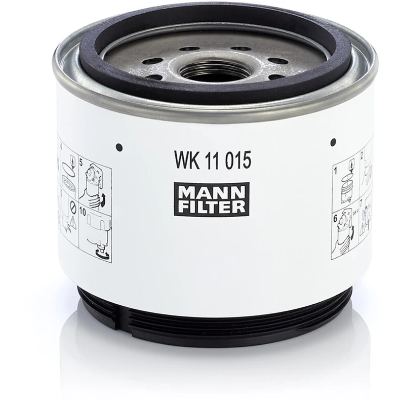 Image of MANN-FILTER WK 11 015 x Fuel Filter with gasket/seal Fuel filter (9)