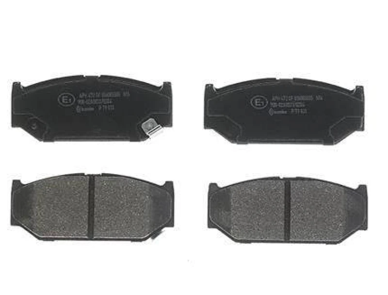 Image of BREMBO P 79 031 Brake pad set PRIME LINE with acoustic wear warning, without accessories, with anti-squeak plate Brake Pad Set,disc brake (402)