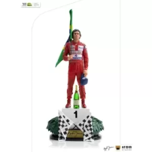 image of Ayrton Senna Art Scale Statue 1/10 Ayrton Senna (GP Brazil 1991) 30 cm