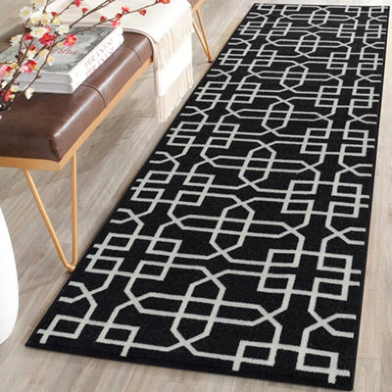 Image of Smart Living Smart Living Siam Heavy Duty Machine Washable Hallway Kitchen Non Slip Door Mat in Cream Size: 67cm x 120cm Cream 67cm x 120cm Unisex 8