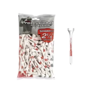 Image of Pride Sports Pride PTS 2 1/8 Golf Tee Pack 120 Red