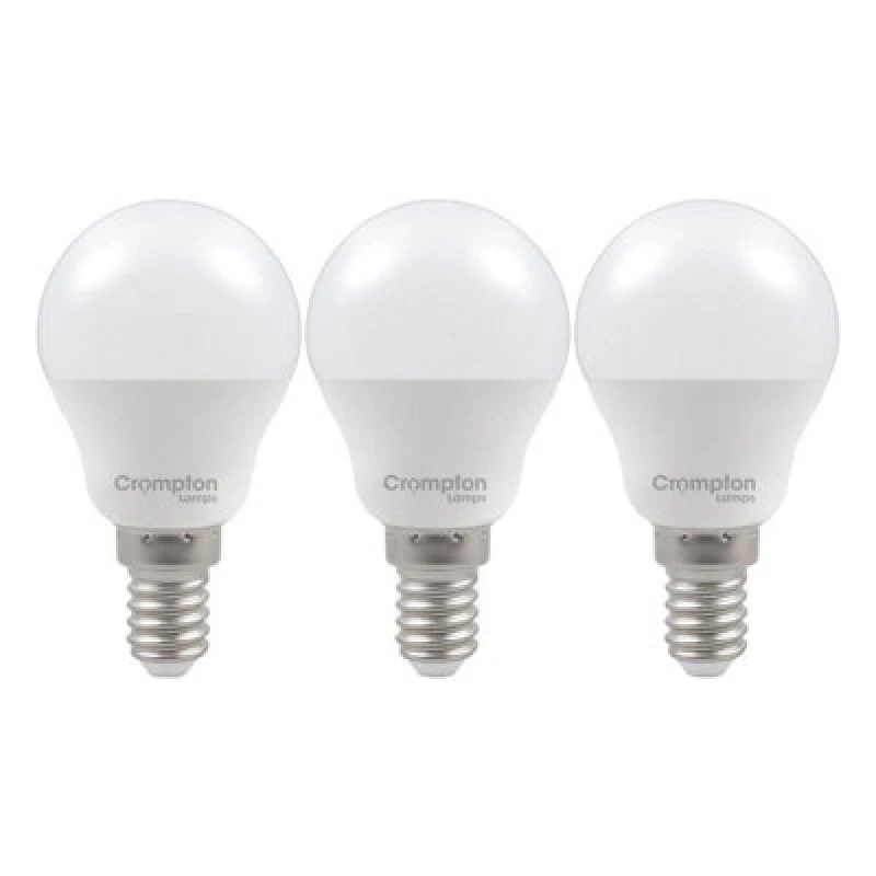 Image of Crompton Lamps LED Golfball 2.2W E14 Warm White Opal (25W Eqv)