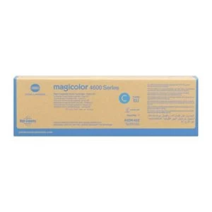 Image of Konica Minolta A0DK452 Cyan Laser Toner Ink Cartridge