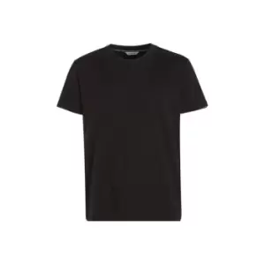 Image of Calvin Klein Crew Neck Tape Tee - Black