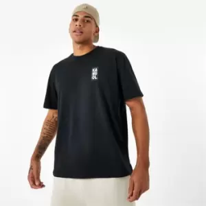 Image of Kangol Graphic Block Short Sleeve T-Shirt - Black