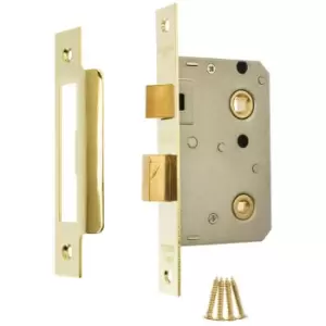 image of ERA - Bathroom Sashlock 76mm - Brass - Brass