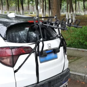 Image of Outsunny 3 Bicycles Car Carrier Rack-Black