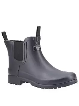Image of Cotswold Blenheim Ankle Wellington Boots - Black, Size 6, Women
