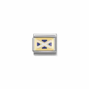 Image of Nomination COMPOSABLE Classic EUROPE FLAG In Stainless Steel Jewellery