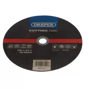 Image of Draper Flat Stone Cutting Disc, 230 x 2.5 x 22.23mm