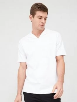 Image of Selected Homme Florian Polo Shirt - White