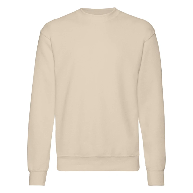 Image of Fruit Of The Loom Fruit of the Loom Men Set-In Belcoro Yarn Sweatshirt in Natural Size: Small Natural S Male 5063300940464