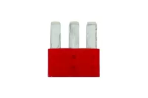 image of Connect 37522 10-amp Micro 3 Blade Fuse - Pack 3