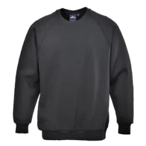 image of Portwest Mens Roma Sweatshirt Black 4XL