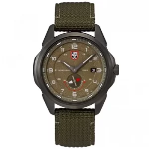 image of Luminox Adventurer Field Automatic Green Khaki Strap Mens Watch XL.1767