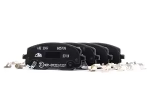 Image of ATE Brake pad set HYUNDAI,KIA 13.0460-5776.2 581010XA01,581010XA10,581011JA60 5810107A00,5810107A10,5810107A20