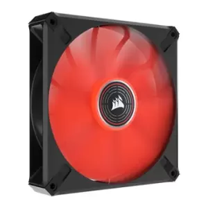 image of Corsair ML140 LED ELITE 140mm Red LED Fan Single Pack