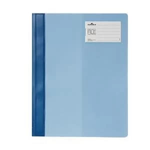 image of Original Durable A4 Clear View Project File Folder Blue