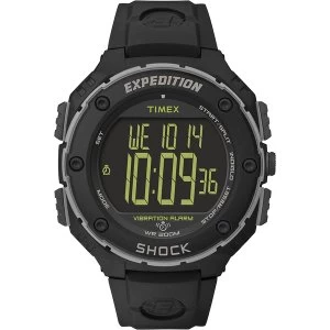 image of Timex T49950 Timex Expedition Shock XL Digital Watch with Black Resin Strap