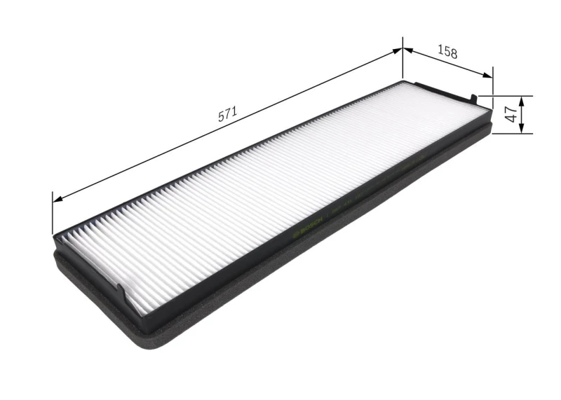 Image of Pollen filter Bosch 1 987 431 157