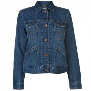 Image of Wrangler Icon Jacket - Blue Denim 3Yr