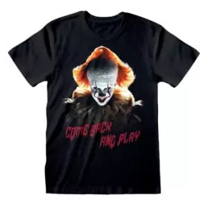 Image of IT Chapter 2 - Come Back And Play Unisex Small T-Shirt - Black