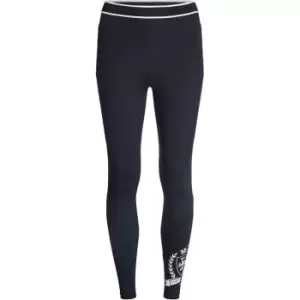 image of Tommy Sport Icon Hw Crest Legging - Blue