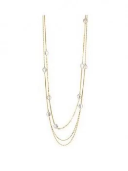 image of Mood Gold Plated Fresh Water Pearl Long Necklace