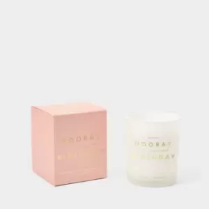Image of Candle Hip Hip Hooray Let's Celebrate Your Birthday Champagne And Sparkling Berry KLC287
