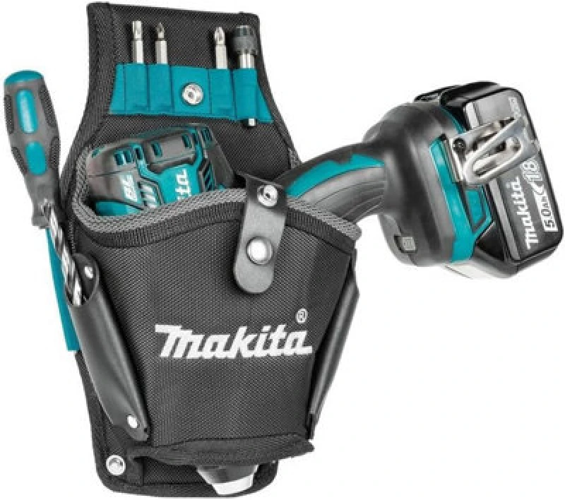Image of Makita Universal Belt Drill Holster Left & Right Handed E-15154 Strap System - Makita E-15154