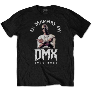 Image of DMX - In Memory Unisex Large T-Shirt - Black