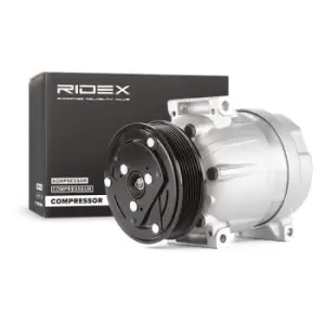 Image of RIDEX AC Compressor 447K0086 Compressor, air conditioning OPEL,RENAULT,NISSAN,Vivaro A Kastenwagen (X83),Vivaro A Combi (X83),Movano Kastenwagen (X70)