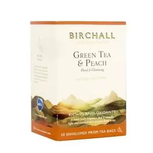 Image of Birchall Green Tea & Peach Prism Envelopes 20s NWT3507