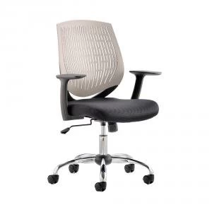 image of Trexus Dura Task Operator Chair With Arms Grey Ref OP000017