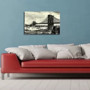 Image of 4570BRC-1 Multicolor Decorative Canvas Painting