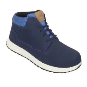 Image of Navy Nubuck Composite Boot Size 10/44