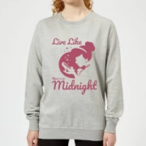Image of Disney Princess Midnight Womens Sweatshirt - Grey - L