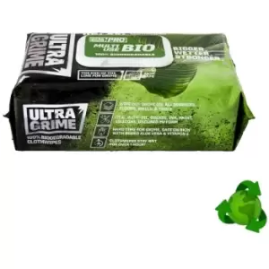 Image of Ultragrime 100% Biodegradable Cleaning Wipes Aloe Hand Wipes X100 pack - Uniwipe