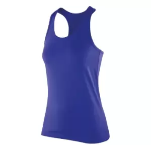 Spiro Womens/Ladies Impact Softex Sleeveless Fitness Vest Top (XL) (Sapphire)