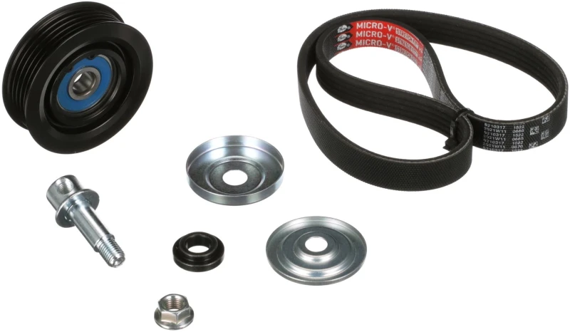 Image of GATES K025PK1083 V-ribbed belt set FleetRunner V-Ribbed Belt Set (542)