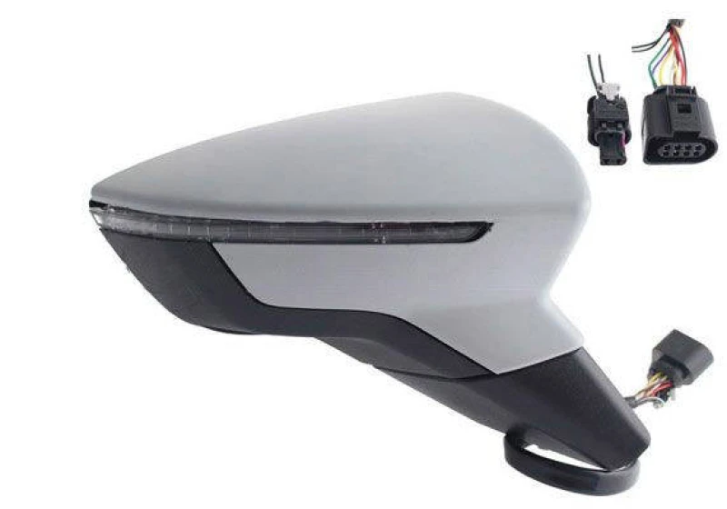 Image of ALKAR 6150811 Wing mirror Right, Electric, Convex, primed Outside Mirror (50)
