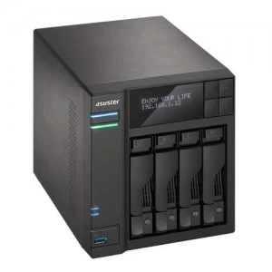 image of Asustor AS6404T NAS/storage Server J3455 Ethernet LAN Black