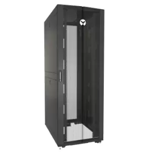 image of Vertiv VR3357 rack cabinet 48U Freestanding rack Black, Transparent