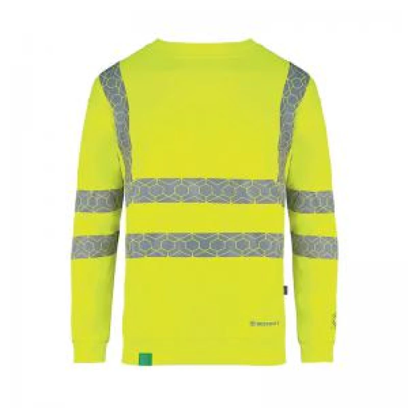 Image of Beeswift Envirowear Beeswift Envirowear High Visibility Sweatshirt Saturn Yellow M EWCSSSYM EWCSSSYM