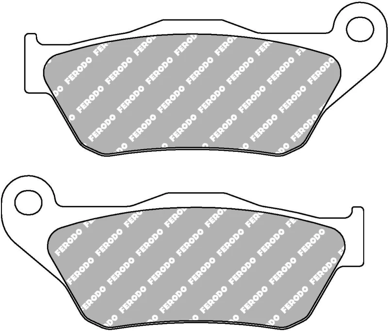 Image of Brake pad set FERODO RACING FDB2208EF